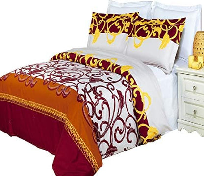  Luxury 3PC Safari King/Cal King Duvet Cover Set 100Percent Cotton 300 Thread Count