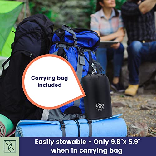  Small Memory Foam Travel Pillow, Camping Pillow With Bag, Bamboo Cover - Modern, Firm Memory Foam Pillow - Perfect Neck Support Pillow, Neck Pillow Travel, Car Pillow, Backpacking Pillow