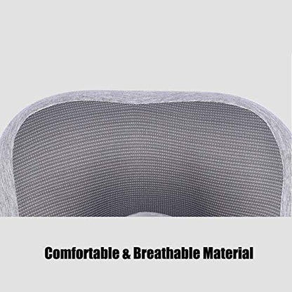  GOGOOD Comfortable Memory Foam Travel Pillow Travel Kit With Eye Mask & Earplugs (2)