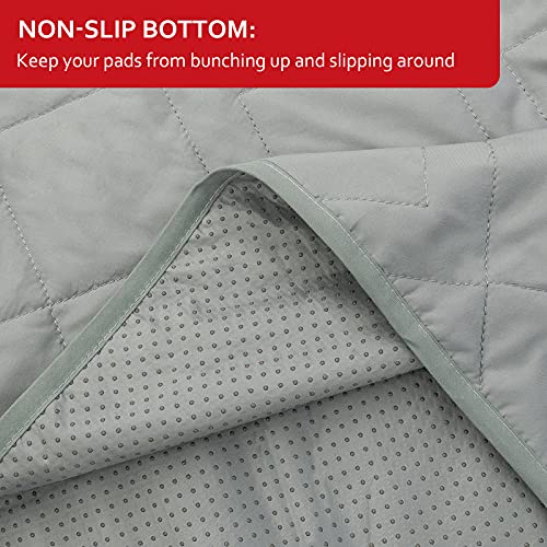  Waterproof Blanket Dog Bed Cover With Non-Skid Bottom, Couch Cover For Dogs, Mattress Protector Furniture Protector, Bed Couch Sofa(52" X 82") Grey