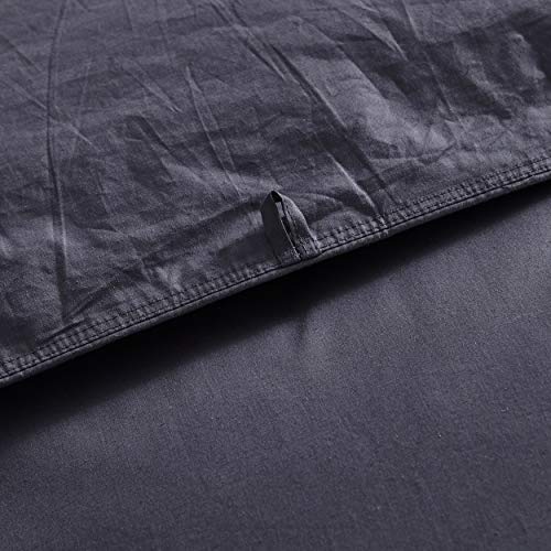  Luxurious All-Season Goose Down Comforter King Size Duvet Insert, Classic Gray, Premium Baffle Box, 1200 Thread Count 100% Egyptian Cotton Cover, 65 Oz Fill Weight (King, Gray)