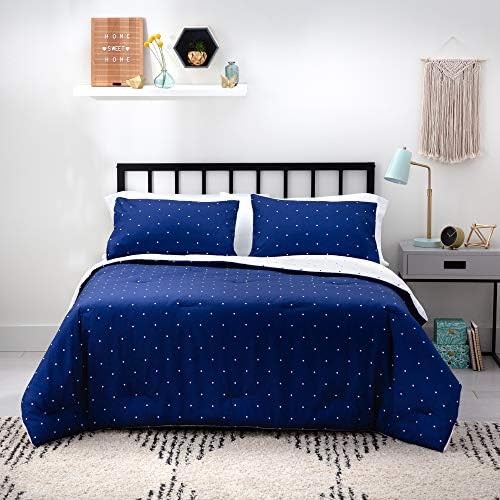 INENSPA All Season Hypoallergenic Down Alternative Microfiber Comforter, Oversized Queen, Dark Gray