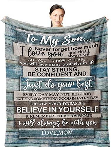  Mom Gifts From Daughters - To My Mom Blanket 60"x50" - Gifts For Mom From Daughter - Mothers Day Blanket Gifts For Mom - Best Mom Ever Gifts - Valentine Birthday Gift Ideas