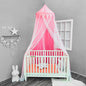  Bed Canopy For Kids - Bed Canopy Mosquito Net With Pom Poms And Felt Stars By Kiddigard - Bed Canopy For Girls - Bed Canopy Baby - Bed Canopy Set.