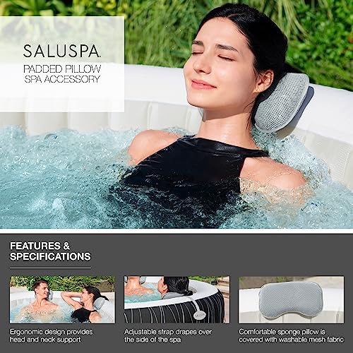 Bestway SaluSpa 61"x24" Vancouver AirJet Plus & Padded Pillows (2-Pack)