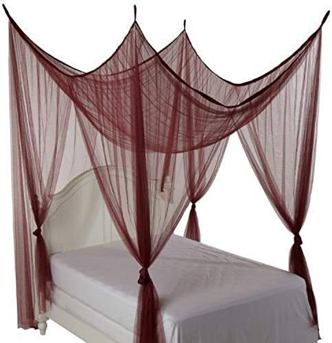 Fantasy Heavenly 4 Post Bed Canopy, White