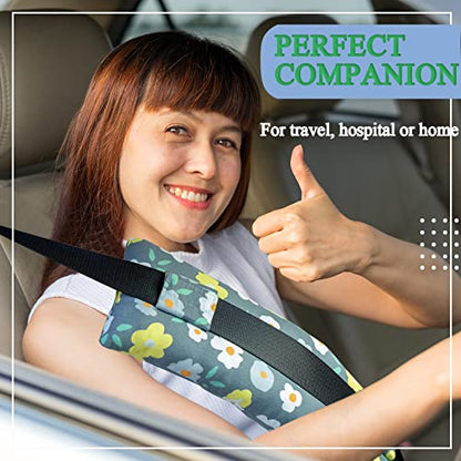  Cococar Mastectomy Recovery Pillow, Post Surgery Seat Belt Pillow For Post Breast Cancer Surgery Or Open Heart Surgery, Soft Lumpectomy Pillow, Chemo Port Pillow, Hysterectomy Recovery Pillow