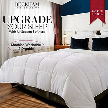  Hotel Collection King/Cal King Size Comforter - 1600 Series Down Alternative Home Bedding & Duvet Insert -Black