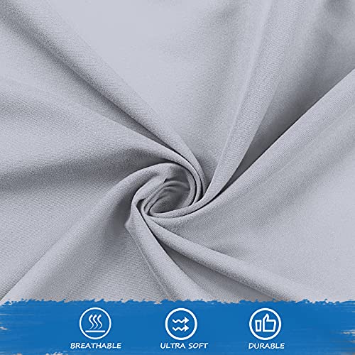  Cot Sheet 31" X 75", Daycare Cot Size Mattress Sheets Fitted With Narrow Twin/Camp Bunk/Rvs Bunk/Guest Beds/Trifold Mattress, Super Soft And Breathable Microfiber Cover For Toddler, Gray