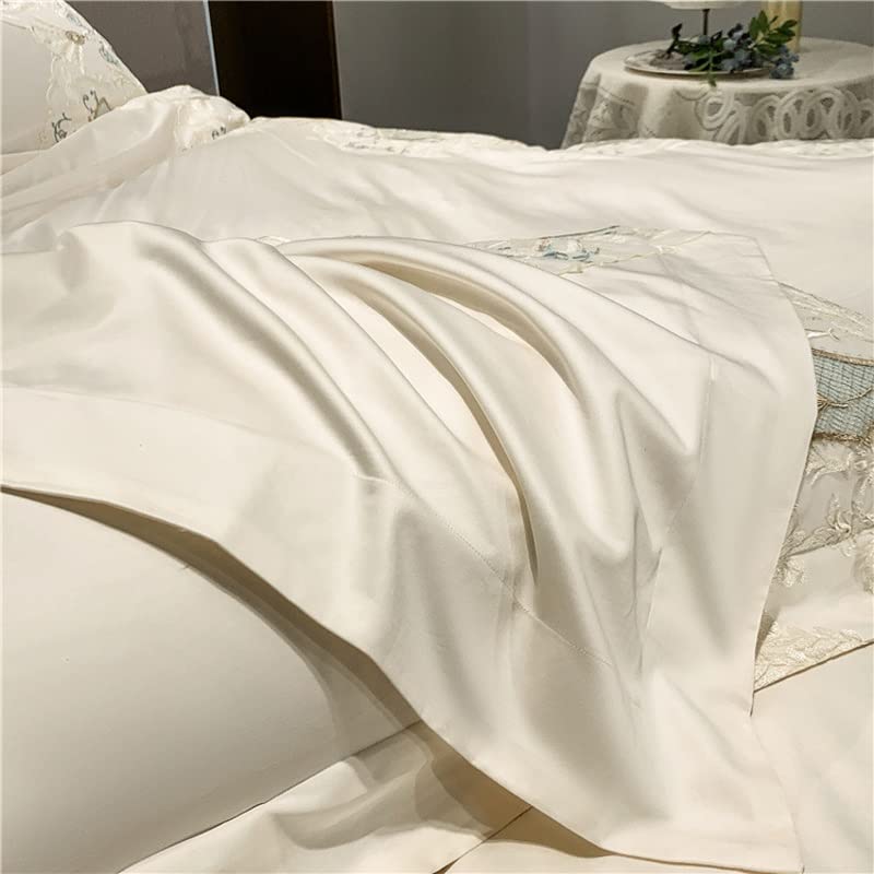  WALNUT Bedding Long Staple Cotton Bedding Sateen Four-Piece Set Skin-Friendly Soft Four-Piece Set (Color : E, Size : 220 * 240cm)
