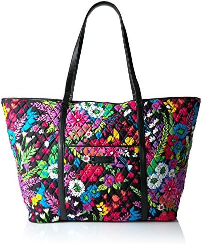  Vera Bradley Women's Organizer Medium Cosmetic Makeup Bag, Denim Gray, One Size