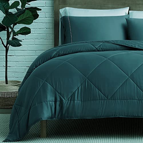  Zy Bamboo Comforter Lightweight Cooling Viscose Down Alternative Duvet Insert, 100% Viscose Made From Bamboo, All Season Soft Comforter For Hot Sleepers (Queen, Grey)