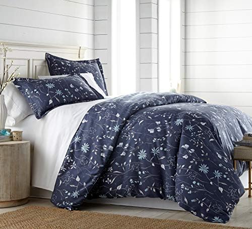  Perfect Paisley Collection - Premium Quality, Soft, Wrinkle, Fade, & Stain Resistant, Easy Care, Oversized Duvet Cover Set, King/California King, Blue