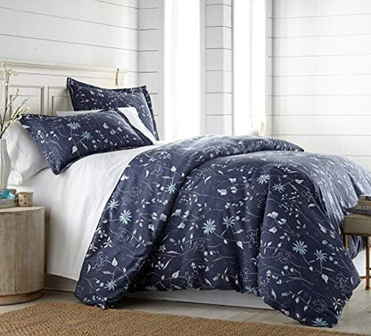  Perfect Paisley Collection - Premium Quality, Soft, Wrinkle, Fade, & Stain Resistant, Easy Care, Oversized Duvet Cover Set, King/California King, Blue