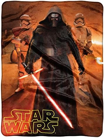  Disney Star Wars, "Master Of Evil" HD Silk Touch Throw Blanket, 46" X 60", Multi Color
