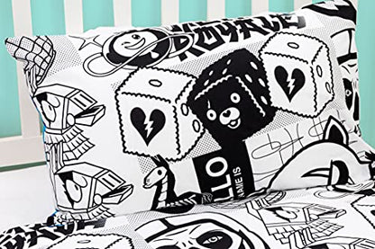 FORTNITE Official Fanzine UK Single Size Duvet Cover Set Pillowcase And Duvet Cover Only