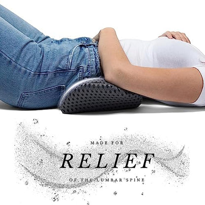  Divine Comfort Lumbar Support Pillow - Memory Foam Pillow For Back Support - Improves Posture - Detachable & Washable Back Cushion - Ergonomic Lumbar Pillow For Office Chair, Couch, Bed, And Car Seat