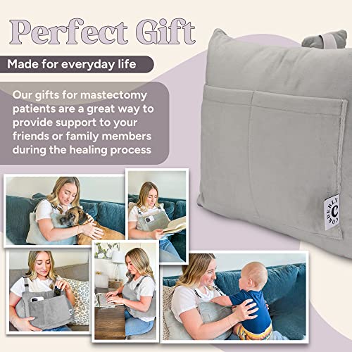  Mastectomy Pillow - Post Mastectomy Pillow For Post Breast Surgeries & Heart Surgeries - Breast Reduction Recovery Supplies - Breast Augmentation Must Haves - Post Surgery Gifts For Women