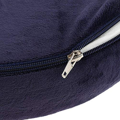  FRECI Donut Cushion Seat Cushion | Pain Relieve Pillow For Hemorrhoid, Pregnancy, Post Natal, Post Surgery, Sciatica - Navy
