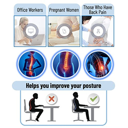 Mr. Pen- Lumbar Support Pillow, Memory Foam Lumbar Pillow, Car Lumbar Support, Office Chair Back Cushion, Chair Pillow, Desk Chair Back Support