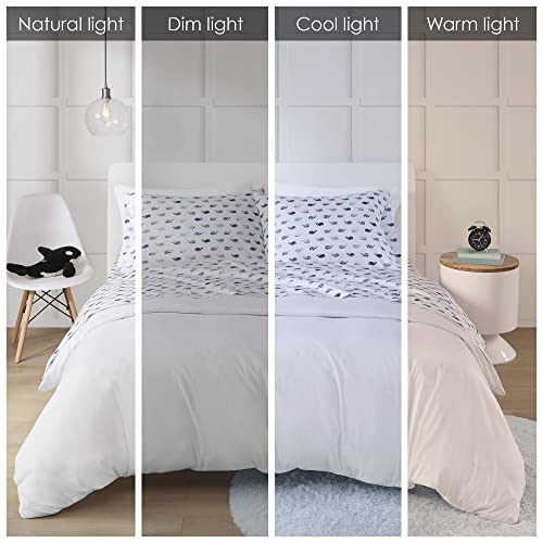  Printed Sheets, Twin, Blue