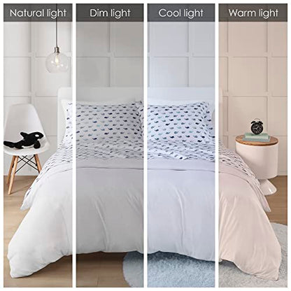  Printed Sheets, Twin, Blue
