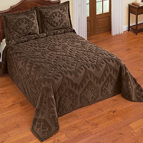  Naomi Southwest Style Tufted Chenille Bedspread