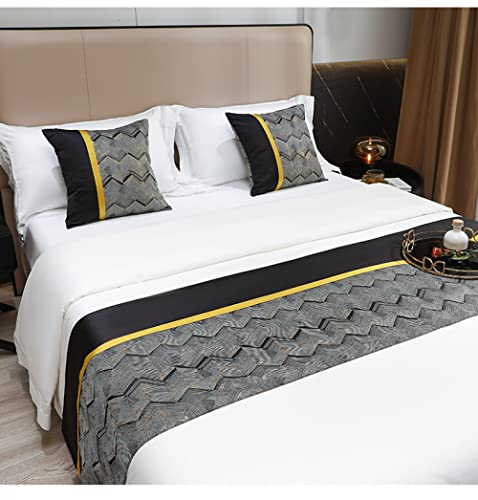  STANGK Hotel Bed Runner Scarf Modern Bed Scarf King Bed Runners & Scarves Decorative Scarf Queen Size Bedding Suitable For Hotel Guest House