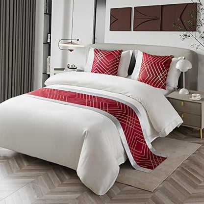  Hotel Bed Runners Scarf Bed Scarves For King Size Bed Modern Bed End Throw Home Decoration Bedding Scarf Protection Bed Spread Bed Decor Scarf For Queen,Double,Single,King Size Bed