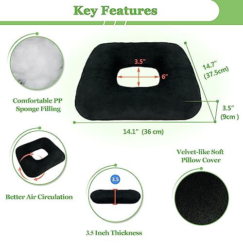  Bed Sore Cushions For Butt Positioning Pillow Pressure Ulcer Cushion Donut Pressure Relief Pillow Wedge For Sleeping Position Wedge After Surgery Turning Back Body Leg Support Medical Seat Cushion