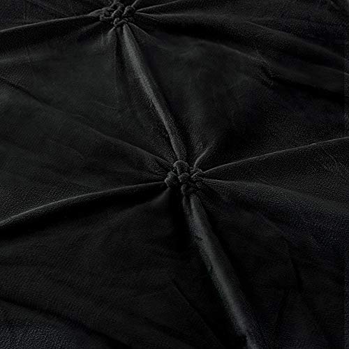  Sweet Home Collection Comforter Set 3 Piece Sherpa Pintuck Pinch Pleat Soft Luxurious Plush All Season Warm With 2 Shams