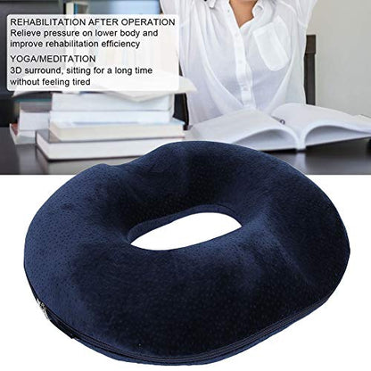  Donut Pillow Cushion, Memory Foam Donut Pillow, Hemorrhoid Cushion, Pain Relief Butt Treatment, Bed Sores, Sciatica, Pregnancy, Orthopedic Cushion For Home, Office, Car