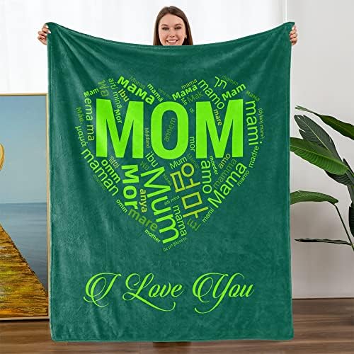  Gifts For Mom, Mothers Day Birthday Gifts For Mom, Blanket To My Mom Gift From Daughter Son, Mother's Day, Mom Blanket 56 X71
