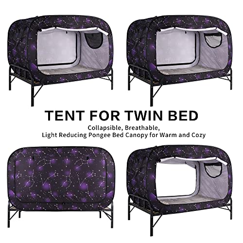  Op Up Privacy Tent For Indoor Use Bed Canopy For Sleeping Bed Tent Double Door With Mosquito Mesh Window