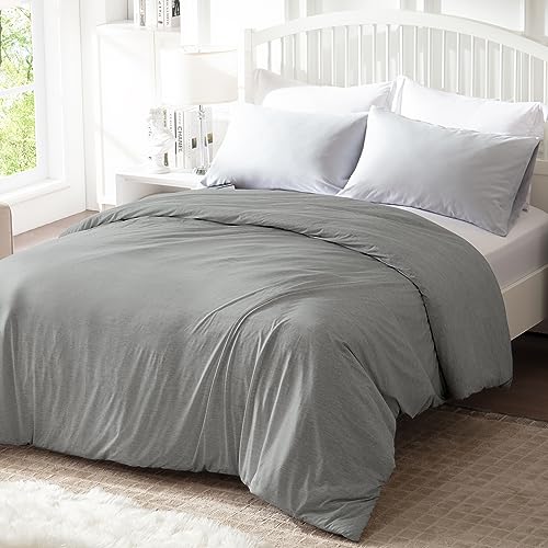  EXQ Home Cooling Cover 90x90-Queen Size Premium Soft Duvet Cover For Weighted Blanket With Zipper,Machine Washable (Dark Grey,Duvet Cover Only)