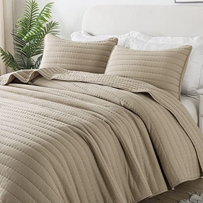  Olive Dark Green King Size Quilt Bedding Sets With Pillow Shams, Lightweight Soft Bedspread Coverlet, Forest Quilted Blanket Thin Comforter Bed Cover For All Season, 3 Pieces, 104x90 Inches