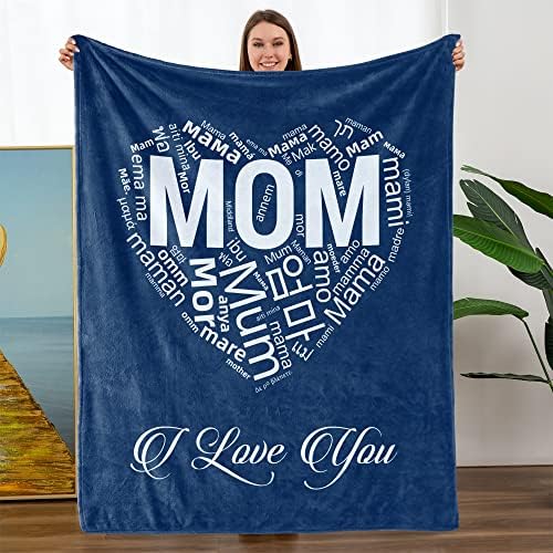  Gifts For Mom, Mothers Day Birthday Gifts For Mom, Blanket To My Mom Gift From Daughter Son, Mother's Day, Mom Blanket 56 X71