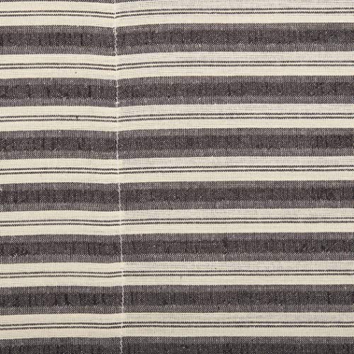  Ashmont Ticking Striped Cotton Farmhouse King Bedding Accessory, Pillowcase Set 21x40, Charcoal Grey
