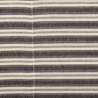  Ashmont Ticking Striped Cotton Farmhouse King Bedding Accessory, Pillowcase Set 21x40, Charcoal Grey