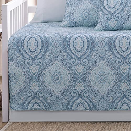 Tommy Bahama - Daybed Set, Cotton Bedding With Matching Shams & Pillow Cover, Lightweight Home Decor For All Seasons (Turtle Cove Caribbean Blue, Daybed)