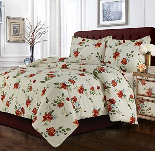  MADRDUVETKILA Madrid Tropical Rainforest Oversized Duvet Set, King, Lavender