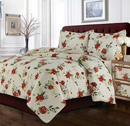  MADRDUVETKILA Madrid Tropical Rainforest Oversized Duvet Set, King, Lavender