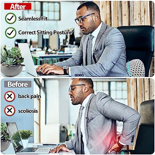  Mirizin Lumbar Support Pillow For Car And Office Chair, Memory Foam Back Support Pillow For Lower Back Pain Relief,4D Mesh Cover Ergonomic Back Cushion For Bed Sleeping,Airplanes,Couch Rest