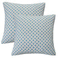  Levtex Home Palladium Grey Euro Sham Set Of 2 Blue Geo