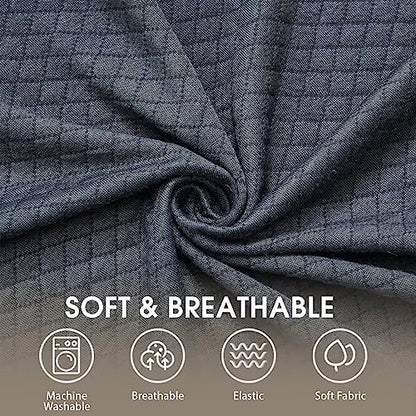  RUJIPO Queen Size (60"x10"x6") Bed Wedge Pillow For Headboard, Bed Gap Filler, Noodle Mattress Wedge Pillow Triangle Bloster For Sleeping To Fill The Gap (0-8") Between Headboard And Mattress, Grey