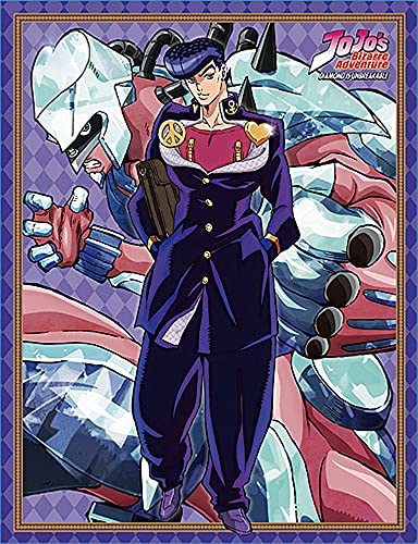  JoJo S3 - Josuke & Shining Diamond Sublimated Throw Blanket