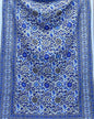  Bedspread ? Cotton Sunflower Print,Blue-Gray,70" X 106"