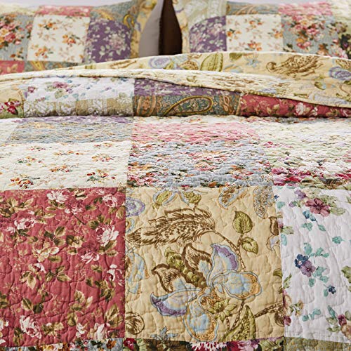 Greenland Home Blooming Prairie Bedspread Set, King, Multi