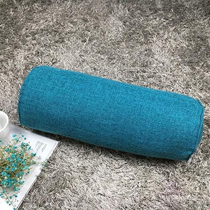  FINEASY Round Neck Pillow Roll Cervical Support Pillows Neck Pain Relief Cylinder Bolster Pillows With Removable Washable Cover For Sleeping/Chair/Car/Sofa…