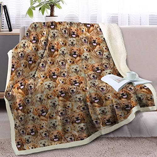  BlessLiving Shetland Sheepdog Blanket Fuzzy Dog Blanket For Kids Adults Puppy Lovey Fleece Blanket Shetland Sheepdog Pattern Sherpa Throw Blanket Shetland Sheepdog Gifts For Women (50 X 60 Inches)